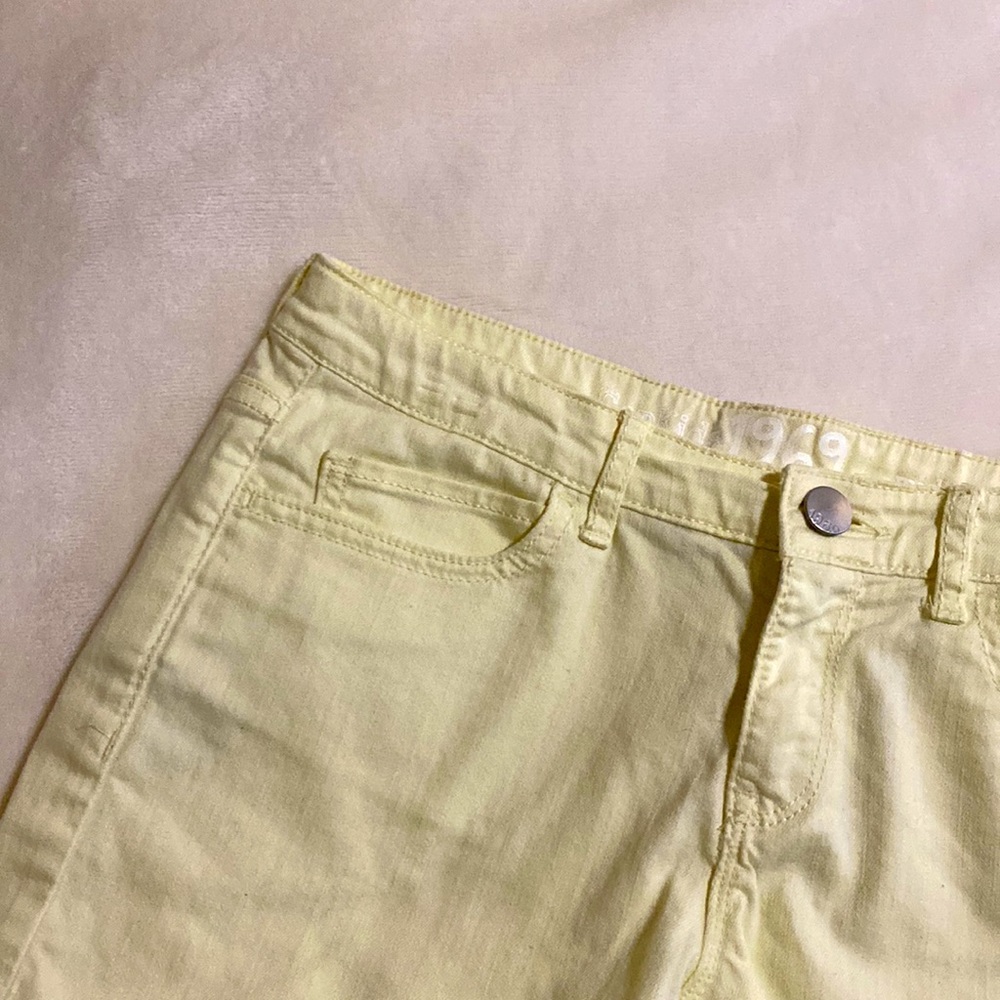 GapKids light yellow jean shorts